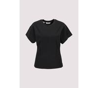 Kurzarm-T-Shirt Selected Schwarz Damen M Black