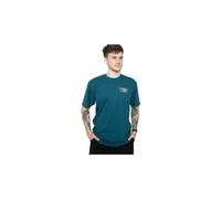 kurzarm t shirt vans full patch back blau