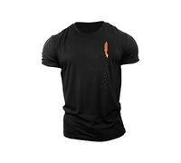 Kurzarm-T-Shirts für Herren, leichte, superweiche, sportliche T-Shirts mit Rundhalsausschnitt zum Laufen, Faulenzen, Freizeittraining Mensch