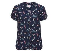 Kurzarmbluse aus fließender Viskose 42