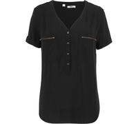 Kurzarmbluse aus fließender Viskose 46