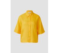 Kurzarmbluse aus Leinen im Relaxed Fit 38 gelb 2165745.1395.38