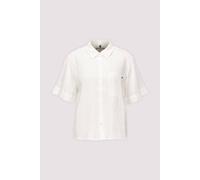 Kurzarmbluse aus Leinen, sommerlich XXS White