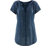 Kurzarmbluse aus reiner Baumwolle 42