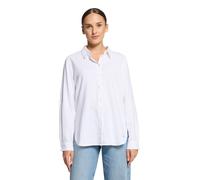 Kurzarmbluse BETTY & CO "Damen langarm", Damen, Gr. 42, weiß, Obermaterial: 55% Leinen, 45% Viskose, gerade normal, Blusen (30061823-42) weiß