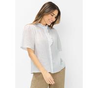 Brax Damen Bluse Style VIVE white, weiß, Gr. 48