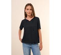 Cecil Damen Tunika in Unifarbe in Schwarz, Gr: M
