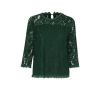 Kurzarmbluse CREAM "Bluse kurzarm CRKit", Damen, Gr. L, grün (sea moss), Obermaterial: 60% Nylon NY. 40% Baumwolle CO., Blusen (36310059-L) sea moss