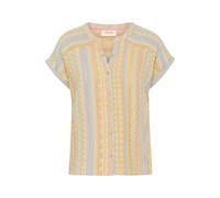 Kurzarmbluse CREAM "Kurzarm-Bluse CRSola", Damen, Gr. 34, bunt (truffet jaquard), Obermaterial: 100% Baumwolle CO., Blusen (45000859-34) truffet jaquard