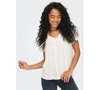 JdY Damen Jdylima Life S/S Top WVN Noos Bluse, Weiß, 40 EU