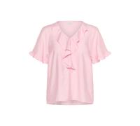 Kurzarmbluse KAFFE "Damen Bluse kurzarm KAmariana", Damen, Gr. 34, pink (pink lady), Obermaterial: 80% Viskose CV. 20% Polyamid PA., Blusen (18088250-34) pink lady