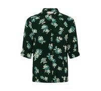 Kurzarmbluse KAFFE "Kurzarm-Bluse KAvelana", Damen, Gr. 38, ponderosa pine large flower, Obermaterial: 50% Viskose CV. 50% Viskose LENZING ECOVERO CV LenzEcov., Blusen (38829238-38) ponderosa pine lar