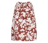 Kurzarmbluse KAFFE "Damen Kurzarm-Bluse KAevie", Damen, Gr. 34, rot (henna chalk flower), Obermaterial: 87% Viskose LENZING ECOVERO CV LenzEcov. 13% Nylon NY., Blusen (45584905-34) henna chalk flower