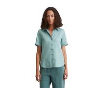 Kurzarmbluse MARC O'POLO "aus leichter Qualität", Damen, Gr. 34, m408, Obermaterial: 100% Leinen, unifarben, regular fit normal, Blusen (11692654-34) m408