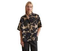 Kurzarmbluse MARC O'POLO "aus Silky-Touch-Voile", Damen, Gr. 32, me67, Obermaterial: 100% Baumwolle, bedruckt, normal, normaler Saum, Blusen (87314925-32) me67