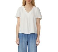 Feminine Kurzarmbluse aus Viskose 38 creme 2163525.0200.38