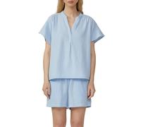 Bluse aus Musselin 38 blau 2161276.5072.38