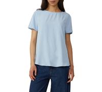 Kurzarmbluse aus Viskose 42 blau 2162738.5072.42