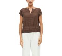 s.Oliver Damen Bluse - Loose Fit, ärmellos, Schlitz, Gummizug am Saum