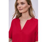 Street One Damen Kurzarm Bluse mit Turn-Up