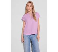 Street One Frauen Blusenshirt in Unifarbe in Rosa, Gr: 44