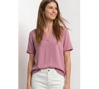 Street One Frauen Kurzarm Bluse mit Turn-Up in Rosa, Gr: 46