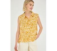street one studio - Ärmellose Print-Bluse gelb - Gr. - 38