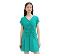 Denim Tom Tailor - Bluse mit Knopfleiste bright green - Gr. - M