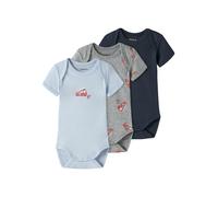NAME IT - NBMBODY 3P SS FIRETRUCK NOOS Grey Melange - Gr. - 74