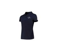 kurzarmeliges poloshirt fur frauen tour de france graphic marineblau S