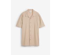 Kurzarmhemd aus Leinen-Mix in Loose Fit 45/46 (XXL)