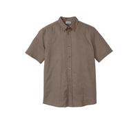 Kurzarmhemd aus luftigem Leinen-Mix 43/44 (XL)