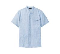 Kurzarmhemd aus luftigem Leinen-Mix 43/44 (XL)