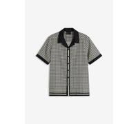 Kurzarmhemd aus luftigem Leinen-Mix 43/44 (XL)