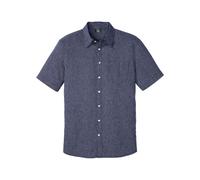 Kurzarmhemd aus luftigem Leinen-Mix 49/50 (4XL)