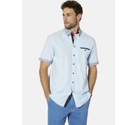 Kurzarmhemd BABISTA "Kurzarmhemd FLOREVETTO", Herren, Gr. M, weit, blau (hellblau), Obermaterial: 100% Baumwolle CO., Hemden (76470728-M) hellblau