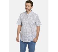 Kurzarmhemd BABISTA "Hemd MERIETTO" Gr. XXL, weiß (weiß gemustert) Herren Hemden (63542807-XXL) weiß gemustert