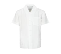 Kurzarmhemd BASEFIELD, Herren, Gr. M (39/40), Normalgrößen, weiß, Obermaterial: 55% Leinen, 45% Baumwolle., Leinenoptik, Hemden (99226911-M) weiß