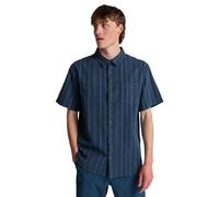 Kurzarmhemd BILLABONG "Sundays Jacquard", Herren, Gr. L, denim, Obermaterial: 100% Baumwolle., Hemden (76003152-L) denim
