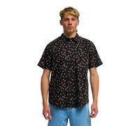 Kurzarmhemd BILLABONG "Sundays Mini", Herren, Gr. XL, US-Größen, schwarz, Obermaterial:[Hauptmaterial] 52% Baumwolle, 48% Lyocell., Hemden (50297360-XL) schwarz