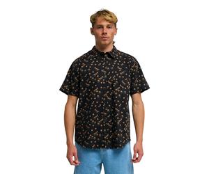 Kurzarmhemd BILLABONG "Sundays Mini", Herren, Gr. XL, US-Größen, schwarz, Obermaterial:[Hauptmaterial] 52% Baumwolle, 48% Lyocell., Hemden (50297360-XL) schwarz