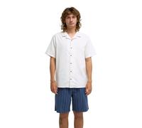 Kurzarmhemd BILLABONG "Vacay Linen", Herren, Gr. L, US-Größen, sanftes weiß, Obermaterial: 85% Baumwolle, 15% Leinen., Hemden (29446238-L) sanftes weiß