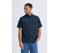 Kurzarmhemd BLEND "BHAdrian", Herren, Gr. S, US-Größen, salute, 83% Polyester, 13% Viskose, 4% Elasthan, Strukturmuster, Basic, weit normal, ohne Ausschnitt, gerader Abschluss, Hemden, Kurzarmhemd im 