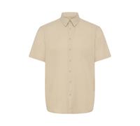 Kurzarmhemd BLEND "BHBOBBY LINEN S/S", Herren, Gr. M, N-Gr, oyster gray, Web, Obermaterial: 55% Leinen, 45% Viskose, unifarben, regular fit, Hemden (85461549-M) oyster gray