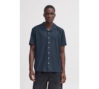 BLEND Kurzarmhemd Herren Regular Fit blau, XXL