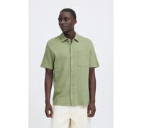 Kurzarmhemd BLEND "BHFILLIP SHIRT", Herren, Gr. S, N-Gr, oil grün, Web, Obermaterial: 100% Baumwolle, unifarben, regular fit, Hemden (58135625-S) oil grün