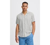 Kurzarmshirt BLEND "Kurzarmhemd BHShirt", Herren, Gr. L, grün (forest night), Obermaterial: 100% Viskose CV., Hemden (14217254-L) forest night