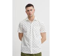 Kurzarmhemd BLEND "BHShirt", Herren, Gr. XXL, US-Größen, snow weiß, Web, 100% Baumwolle, gemustert, regular fit normal, ohne Ausschnitt, Hemden, Stilvolles Hemd mit kurzen Ärmeln (48401050-XXL) snow w