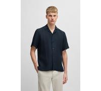 BOSS Regular-Fit Hemd aus Leinen - Style Rayer_M, 50546244 Dunkelblau XXL