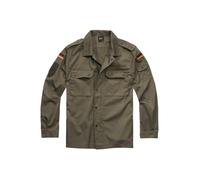 Kurzarmhemd BRANDIT "Brandit Herren BW Feldbluse", Herren, Gr. 4XL, US-Größen, olive, 80% Polyester, 20% Baumwolle, Mäntel (54033667-4XL) olive